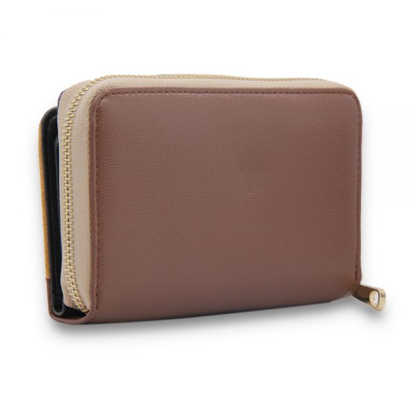 Long Clutch Zipper Lady Purses Wallet with Multi Coins Slots