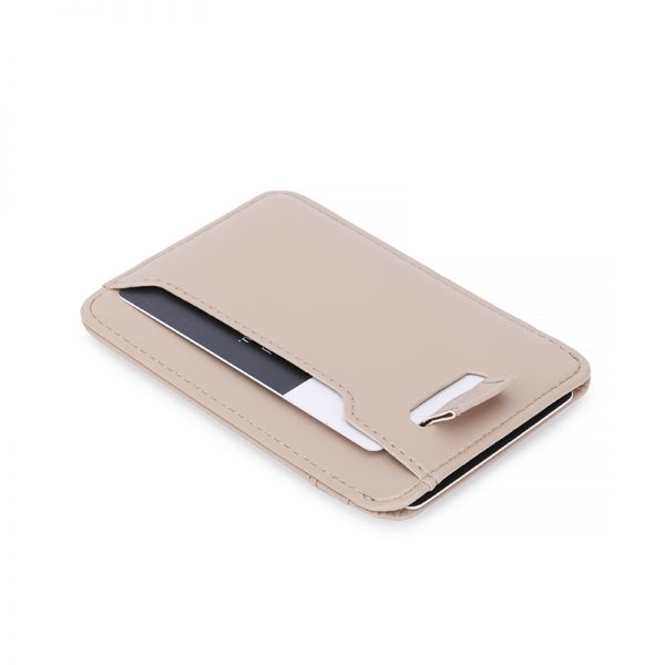 Leather Cardholder With Pull Tabs