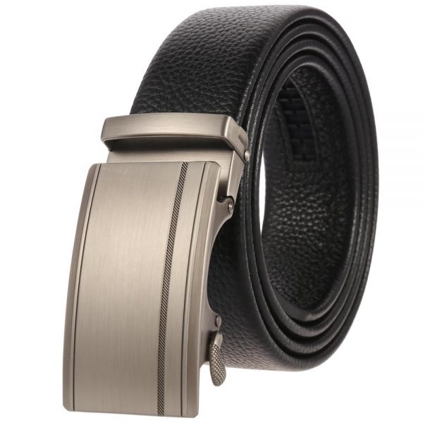 Custom Quality Full Top Grain Automatic Buckle Leather Belt