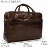 Full Grains Italian Leather Briefcase for Women & Men