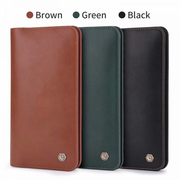 PU leather luxury wallet, simple mobile phone card holder