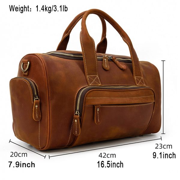 Fashionable Custom Vintage Sport Bag  Duffle Bag For Travel