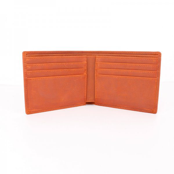 Fashion Rfid Blocking Card Holder Leather Wallet