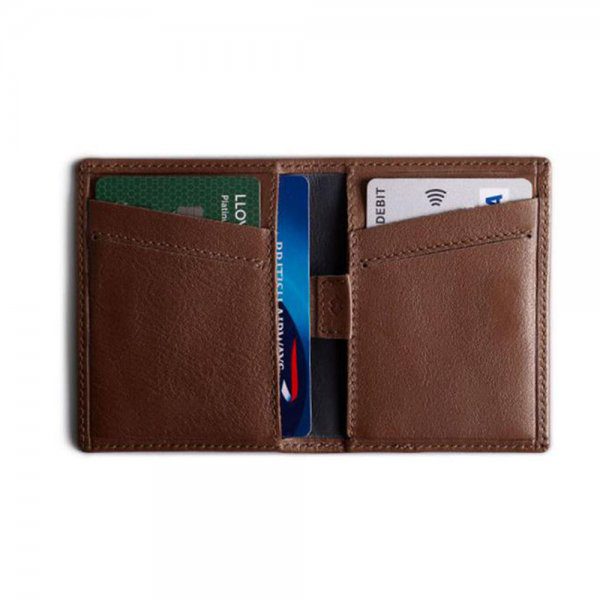 Rfid leather card holder wallet with coin pocket