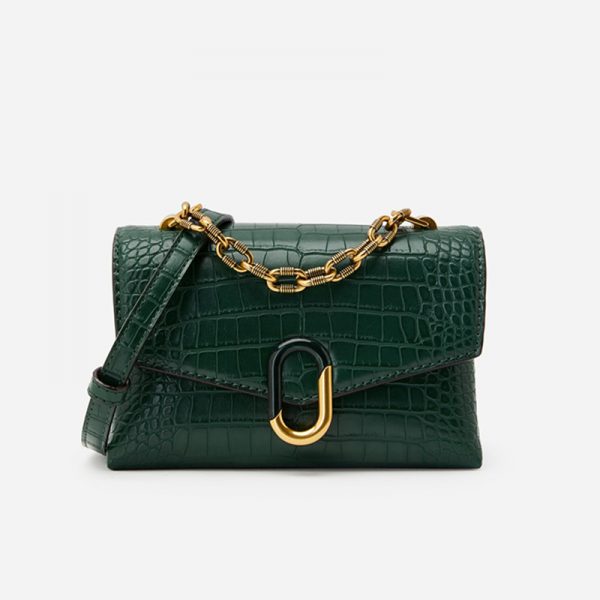 Custom PU crocodile leather crossbody handbags