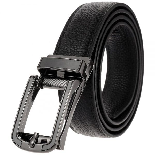 Custom Quality Full Top Grain Automatic Buckle Leather Belt