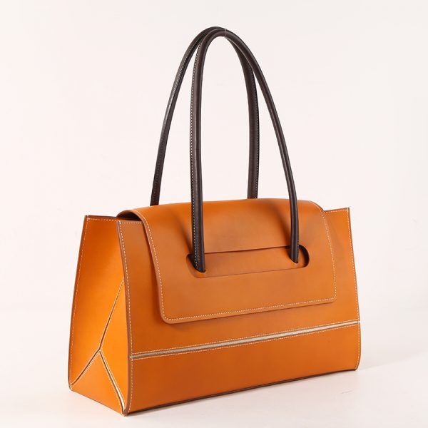 PU leather 5 piece set tote handbag with custom logo