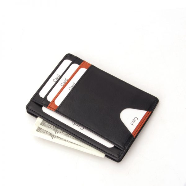 Women Men’s Genuine Leather Minimalist RFID Blocking  Card Holder