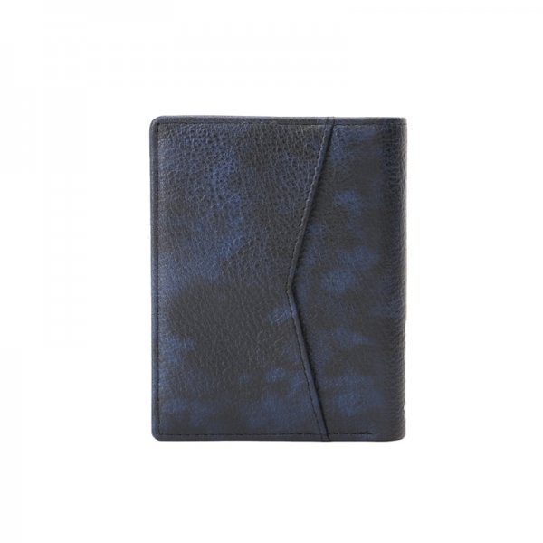 Custom RFID Mystery Blue Bifold Wallet for Men