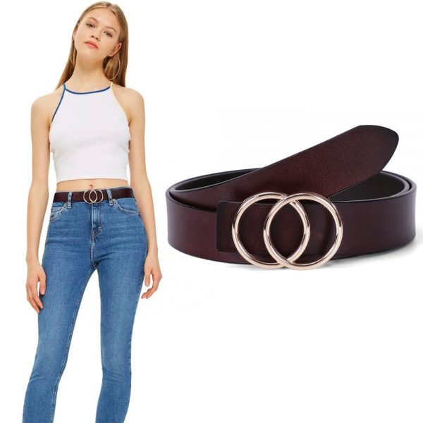 Latest Fashion Women Leather Belts for Pants Jeans