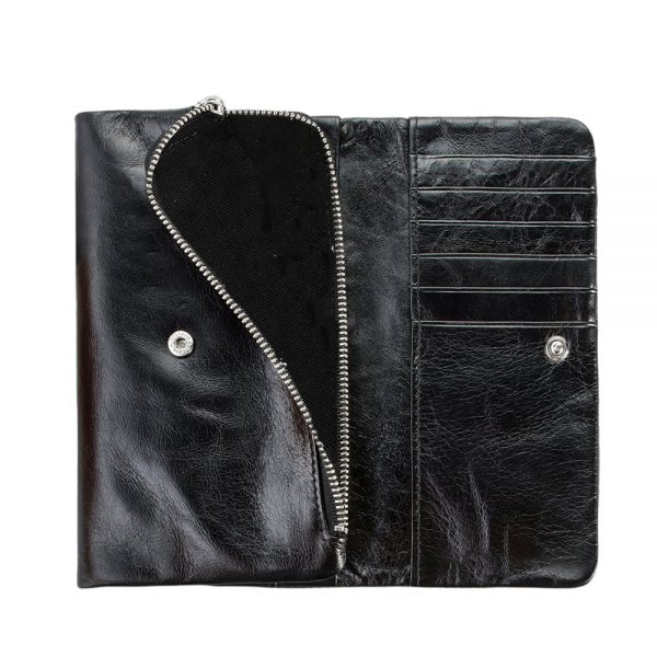 Ladies card holder leather wallet