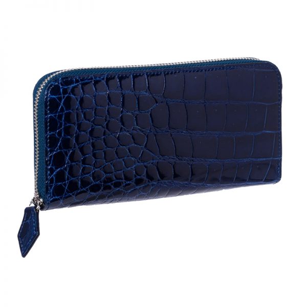 Fashion women crocodile embossed pattern wallet purse