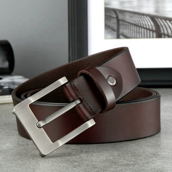 Black Brown Wholesale High Quality Cowhide Leather Belt