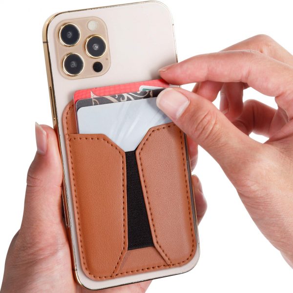 New leather mobile phone card holder