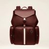 Fashion laptop first layer genuine leather outdoor backpack