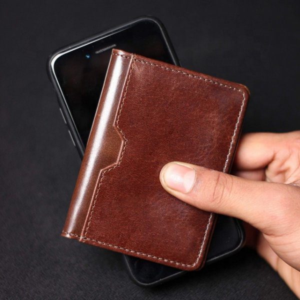 Custom business smart men rfid wallet