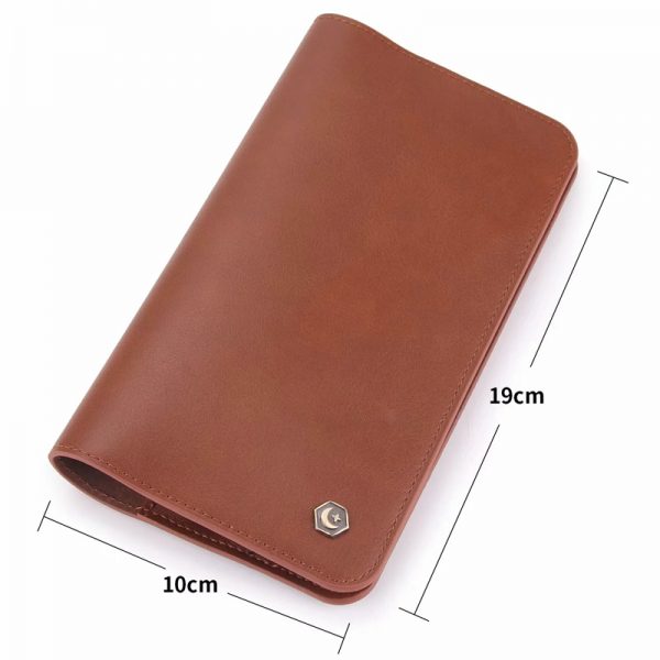 PU leather luxury wallet, simple mobile phone card holder