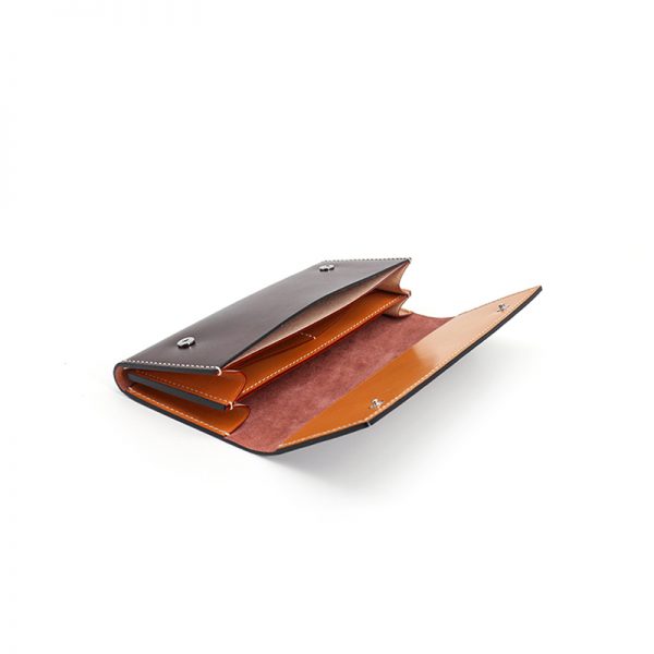 New custom top grain genuine leather women wallet