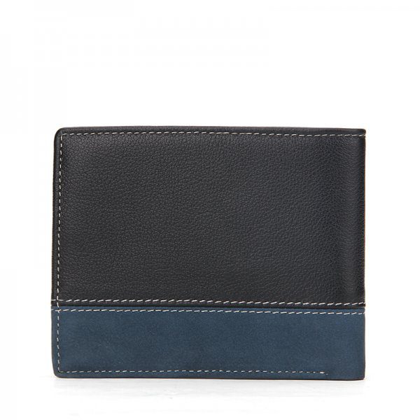 European Style Branded Genuine Leather Promotion RFID Men’s Wallet