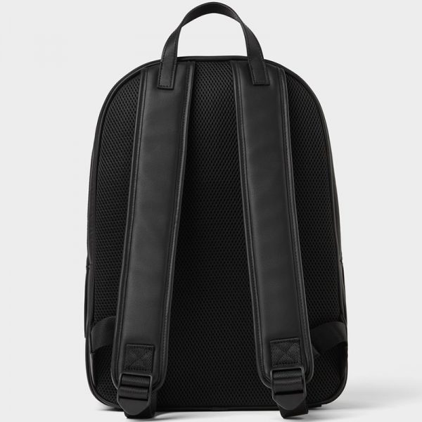 OEM custom logo black waterproof laptop backpack
