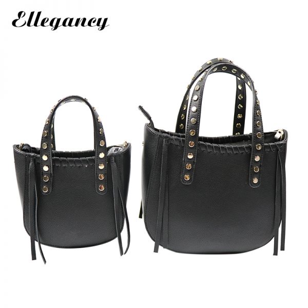 Factory direct low price Korean style design tassel handbag