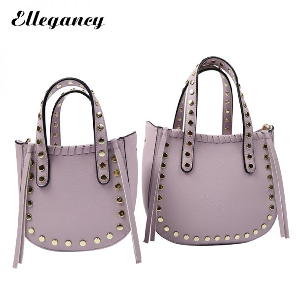 Factory direct low price Korean style design tassel handbag