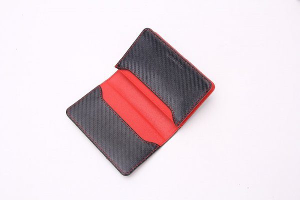 Wholesale Bi-fold Carbon Fiber Leather RFID Men’s Wallet