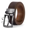 Custom high quality Double sides rotatable pin buckle belt