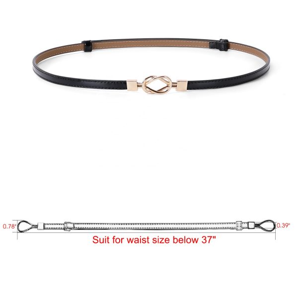 Lady thin Belt for Dress Adjustable skinny Waist Belt for Lady