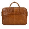 Full Grains Italian Leather Briefcase for Women & Men