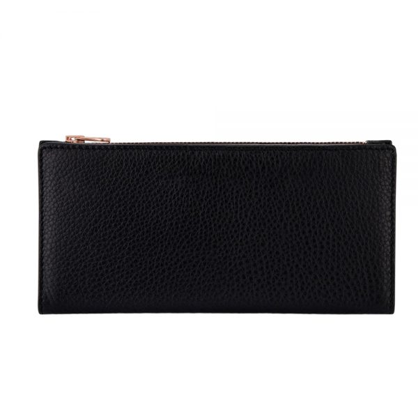 Luxury bifold minimalist zipper wallet