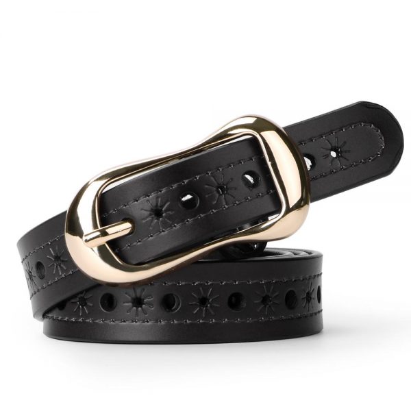 Amazon Hot Selling Retro Genuine Leather Belt