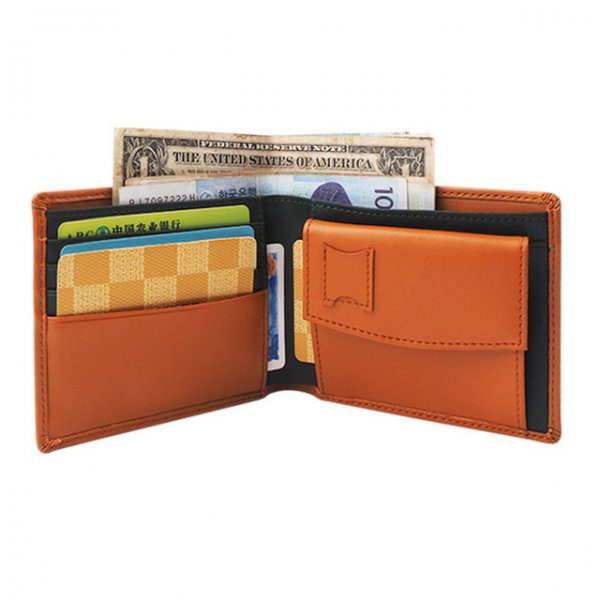 Wholesale high quality leather wallet RFID Blocking