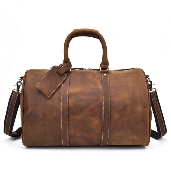 OEM Retro Casual Weekender Leather Duffle Bag