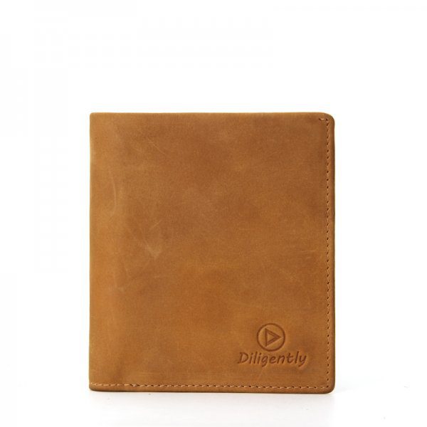Mens Bifold Small Wallet with Coin Pocket