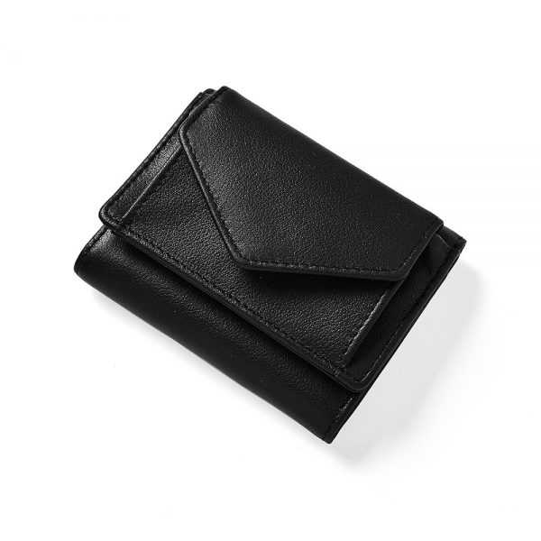 RFID Trifold Genuine Leather Women Wallet