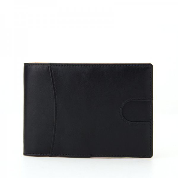 Custom Logo Large Capacity RFID Blcoking Leather Wallet