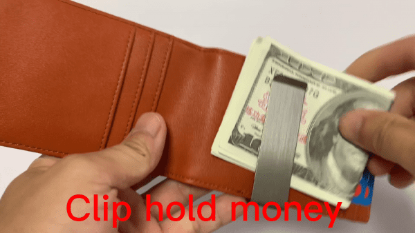 Men Slim Front Pocket RFID Blocking Leather Wallet