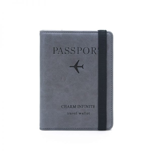 Hot sale leather travel passport holder