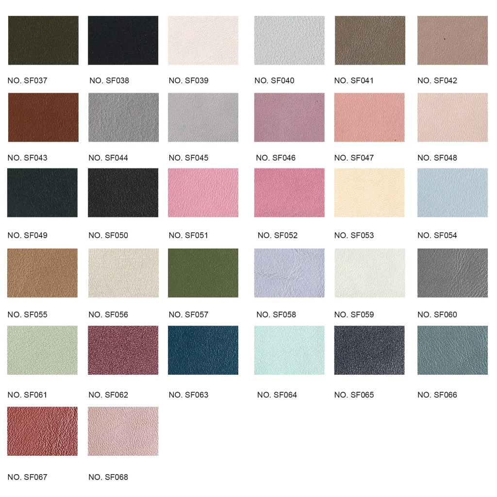 full grain leather color chart smooth leather2